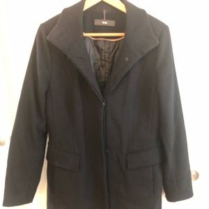 TUMI women’s mid length wool jacket